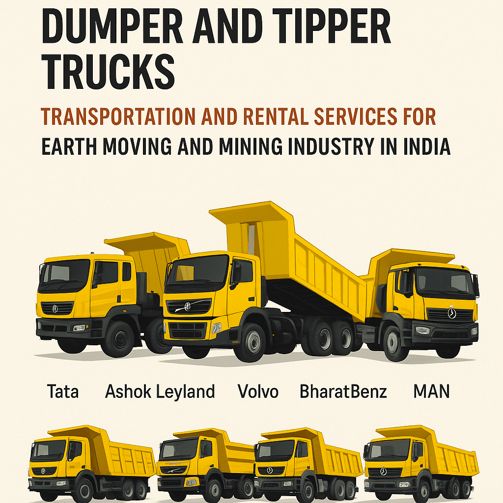 dumper and tipper trucks rental service
