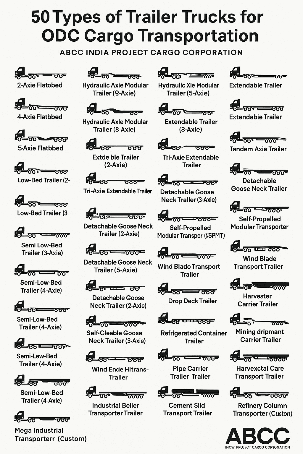 types trailer truck for Adilabad to Telangana all district and all india odc cargo transportation  i