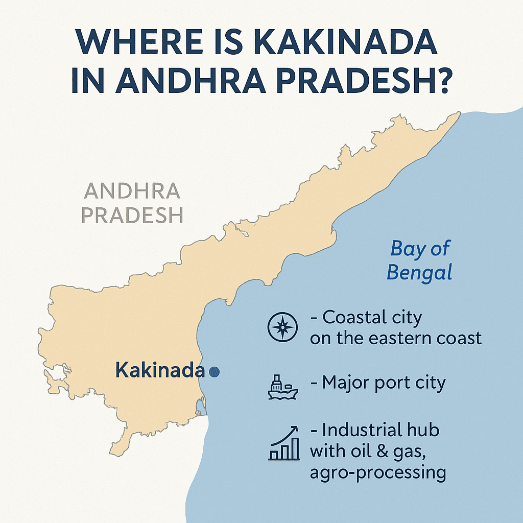 Where is Kakinada in Andhra Pradesh
