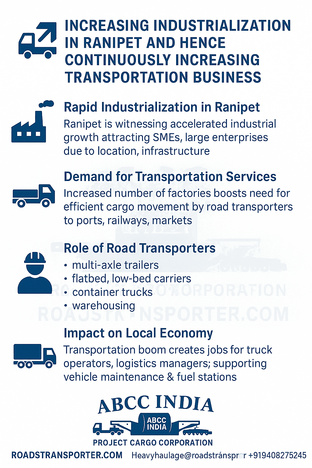 Increasing Industrialization in Ranipet and Its Impact on Transportation Business