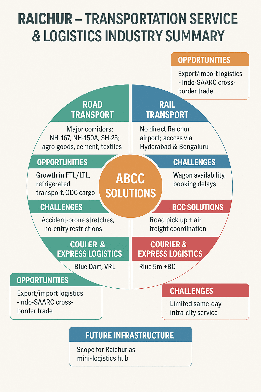 Raichur Transportation Service and Logistics Industry Summary