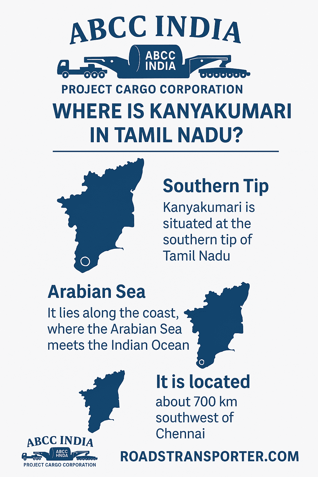 Where is Kanyakumari in Tamil Nadu