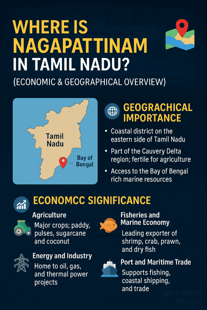 Where is Nagapattinam in Tamil Nadu
