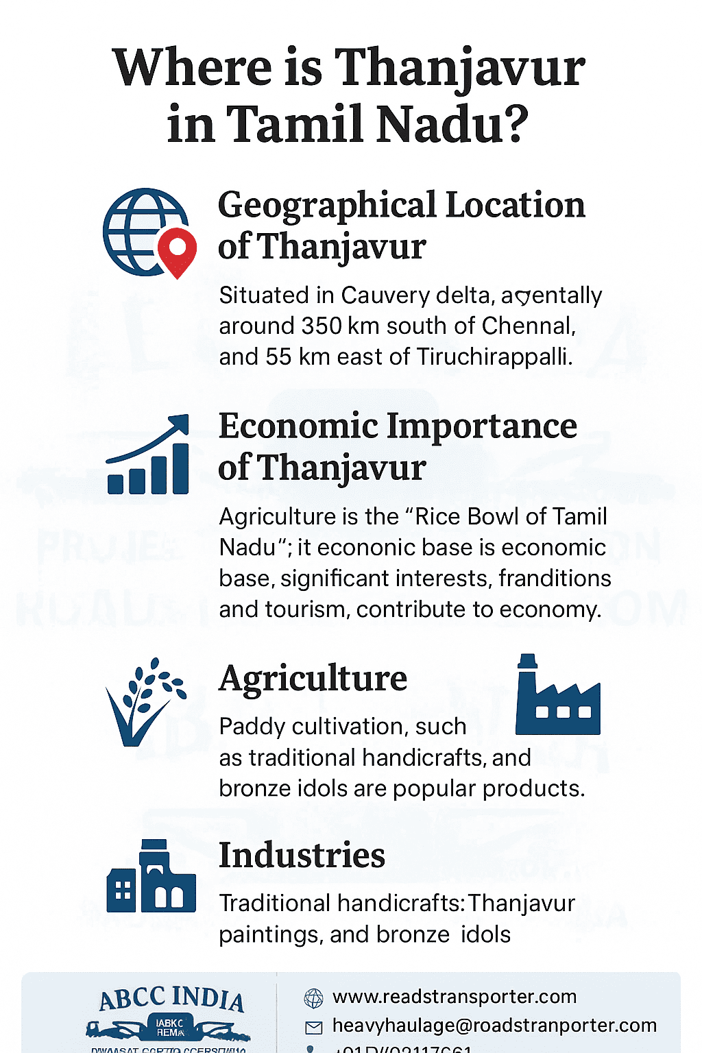 🌐 All-India Goods Transportation from Thanjavur | ABCC India 1