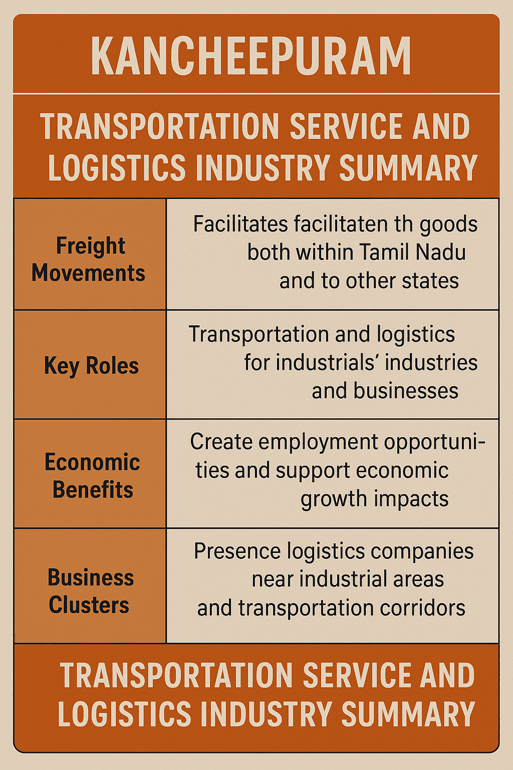 All-in-One Logistics Company in Kancheepuram – Road, Port & Factory Transport Solutions 12