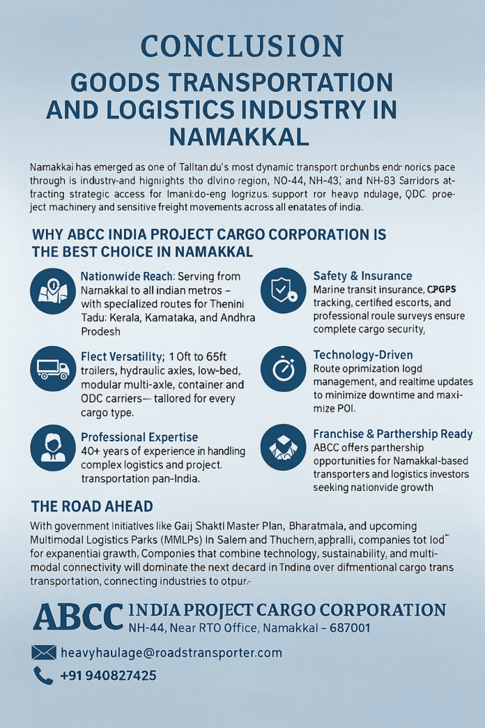 Namakkal Transportation