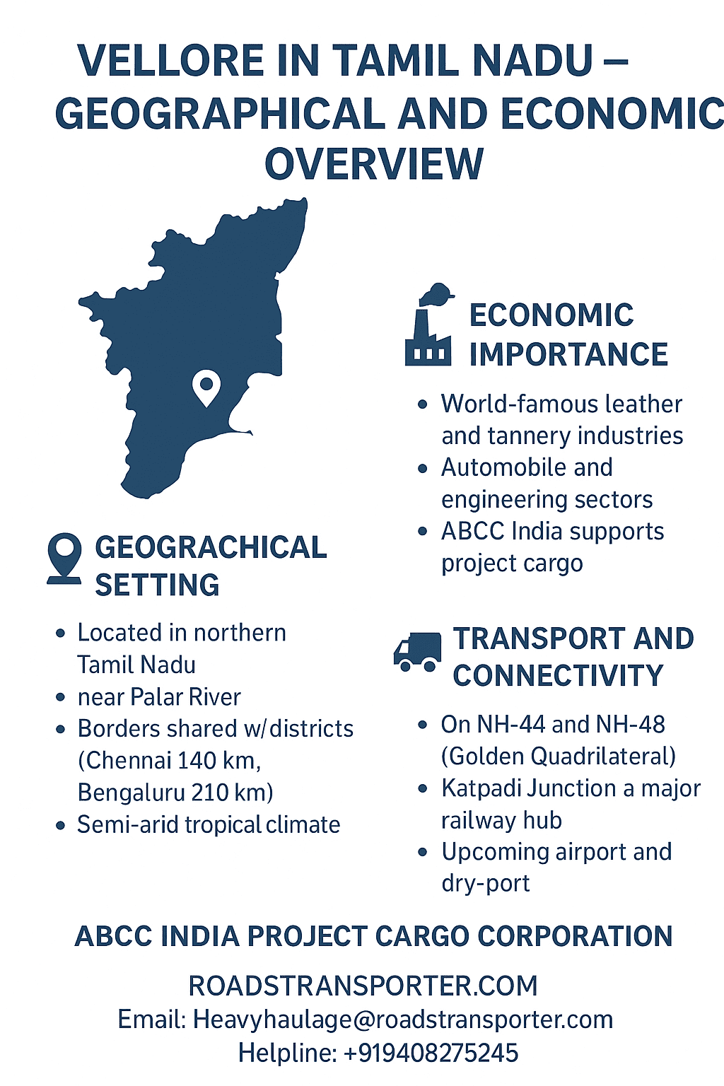 Best Transport & Logistics Company in Vellore | Leather to Solar Industry Freight Forwarding 1