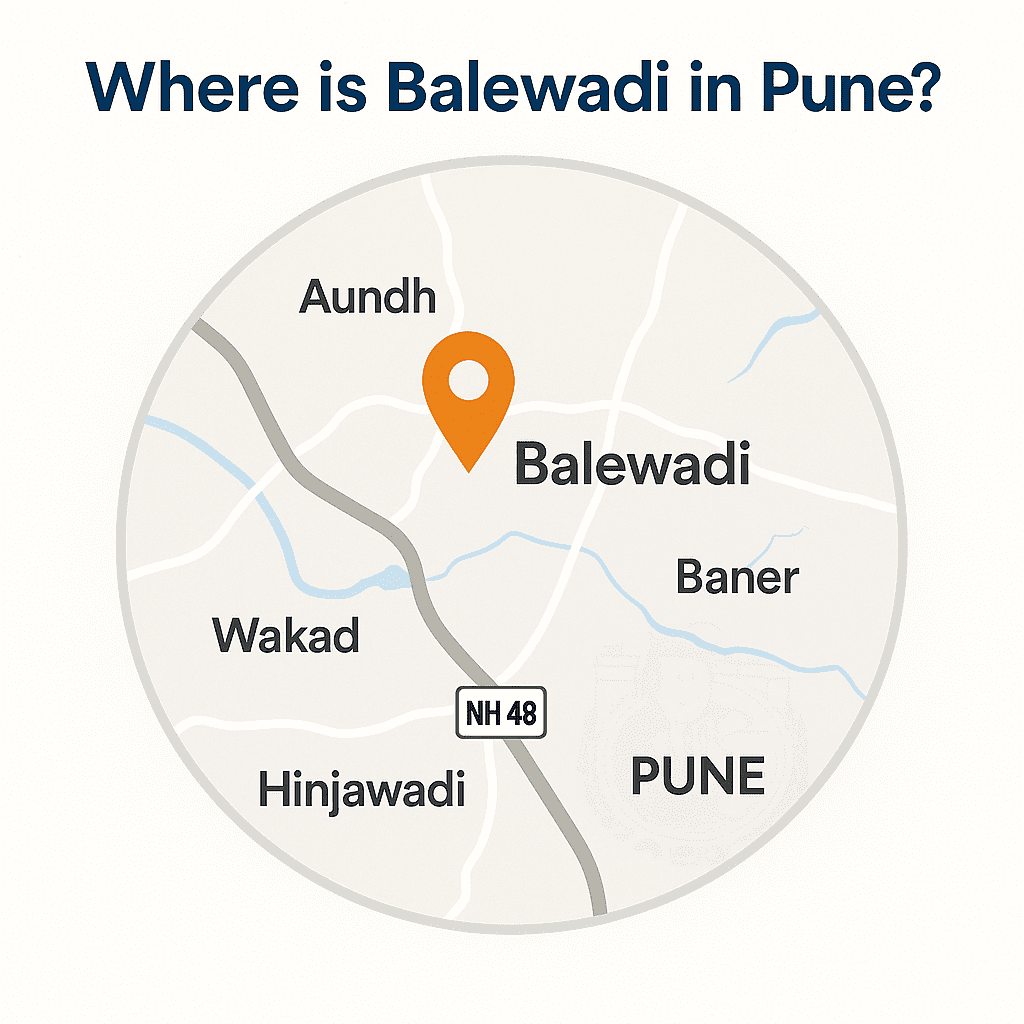 Where is Balewadi in Pune