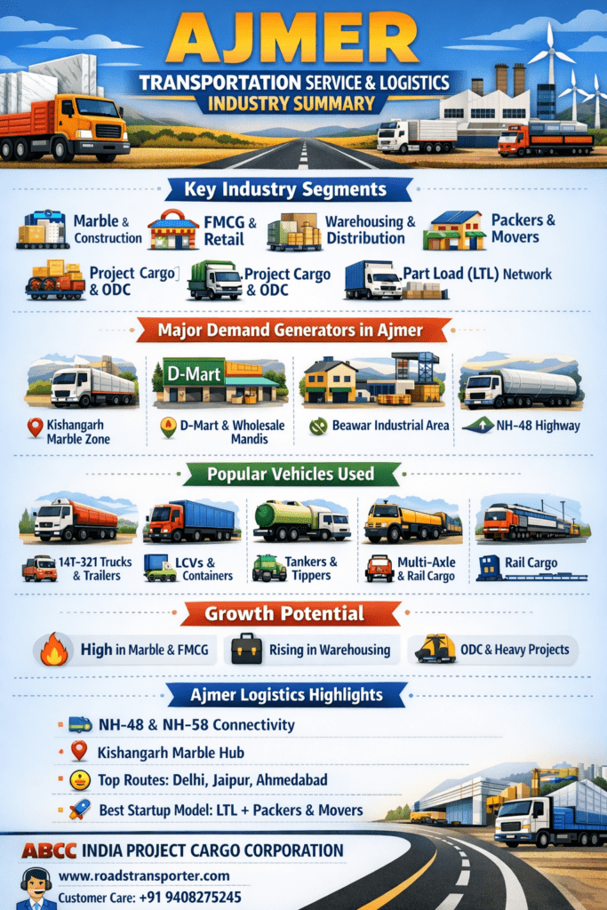 Ajmer Transport And Logistics Services | ABCC India 16