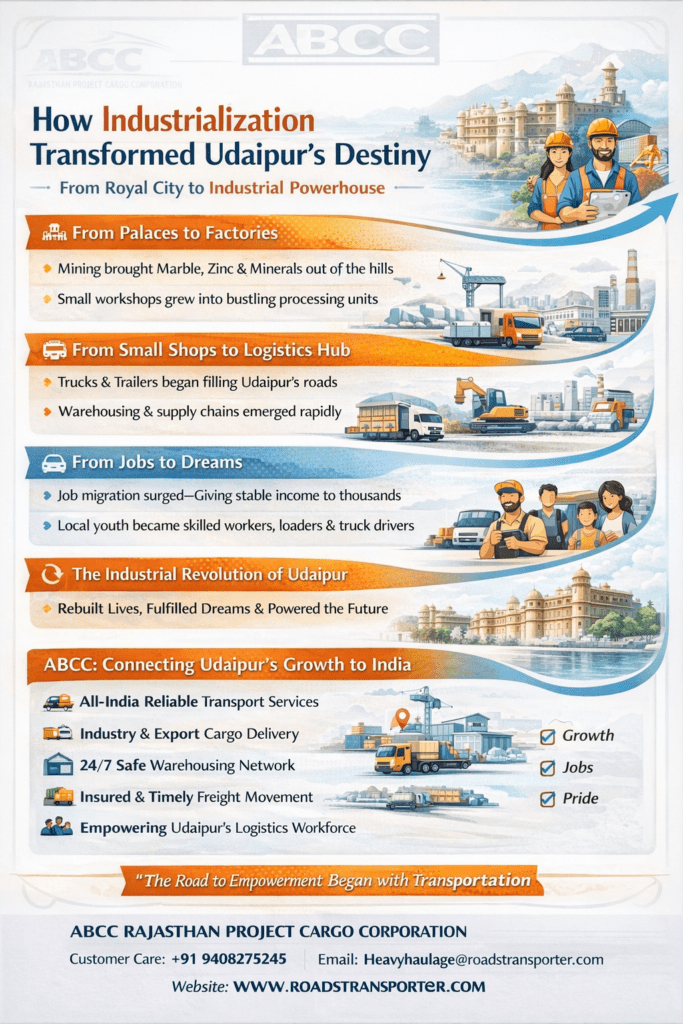 Top Transport Company in Udaipur for Industrial & Household Shifting 4