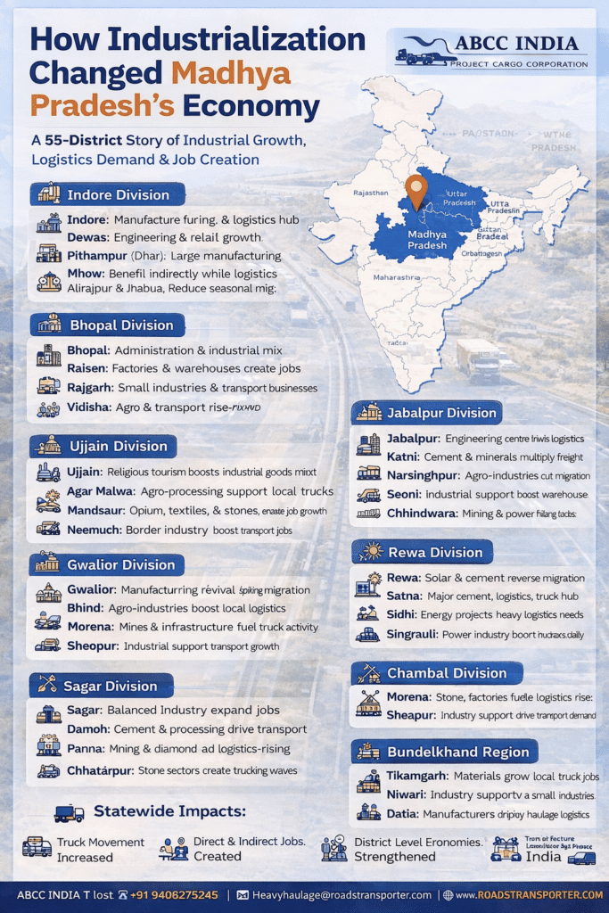 How Industrialization Changed Madhya Pradesh’s Economy
