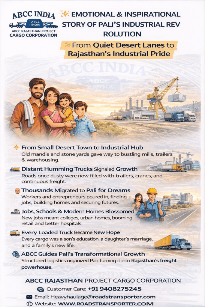 🚚 Best Transport Company in Pali | ABCC Rajasthan Logistics Services 4