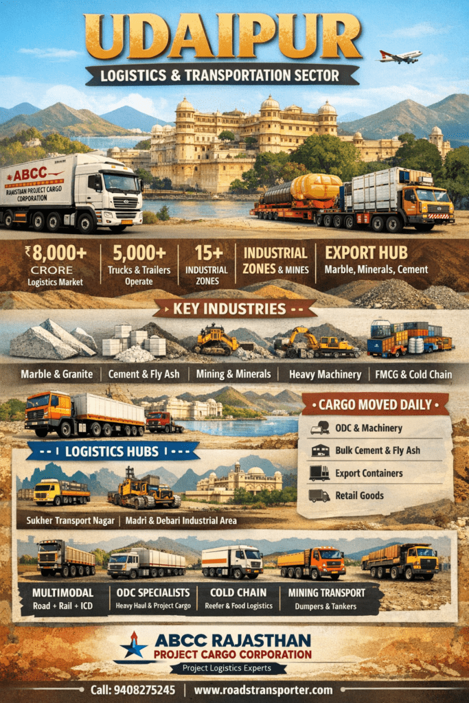 Top Transport Company in Udaipur for Industrial & Household Shifting 17