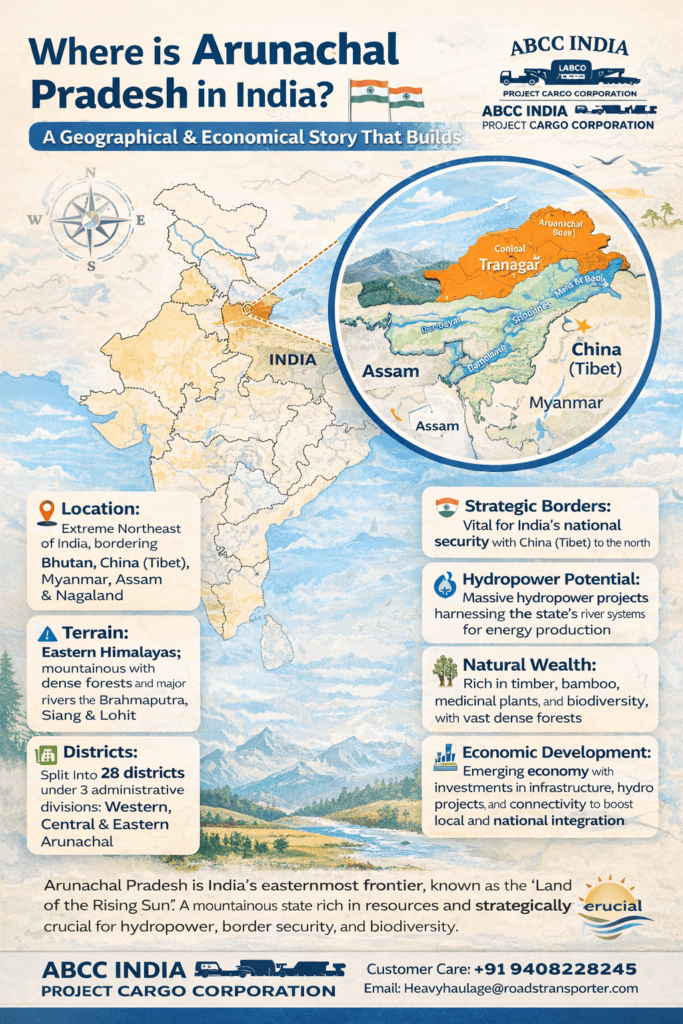 📦 Arunachal Pradesh Logistics Company for Industrial And Commercial Cargo 1