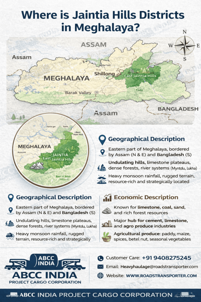 📦 Transport & Logistics Services in Jaintia Hills Districts – All Industries Covered 1