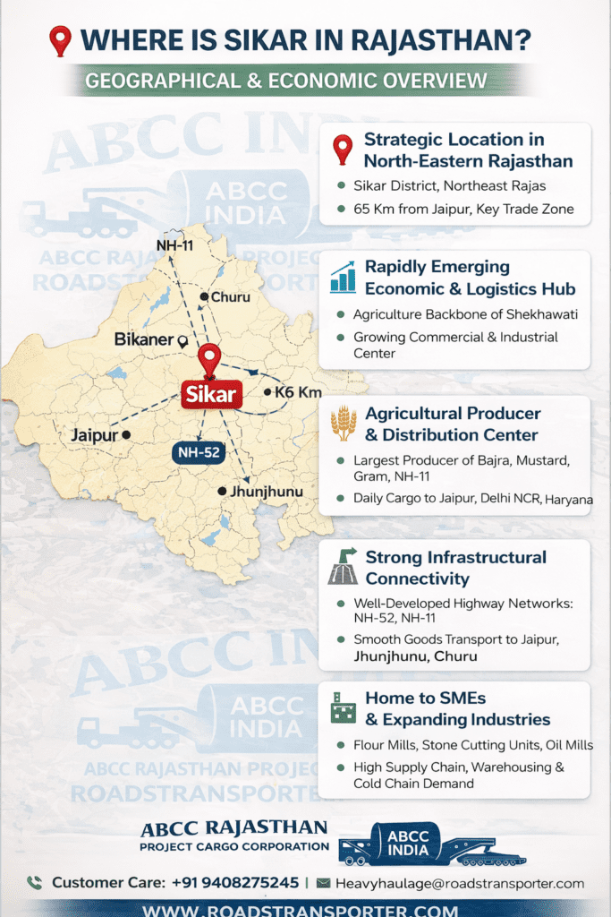 Transport Services in Sikar for All Industries | ABCC India Logistics 1
