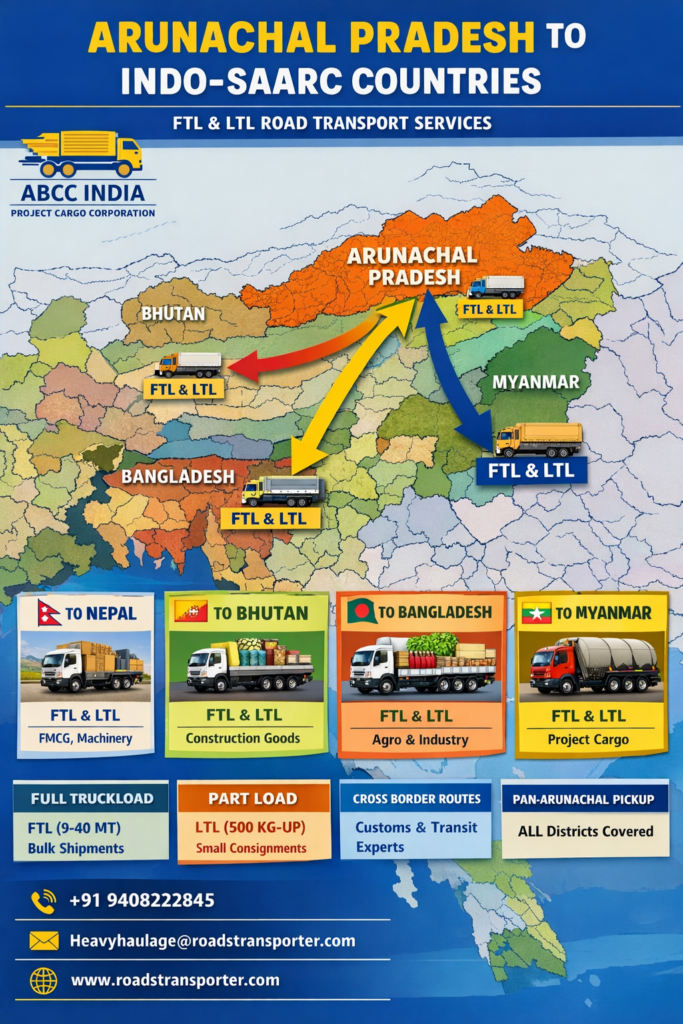 📦 Arunachal Pradesh Logistics Company for Industrial And Commercial Cargo 8