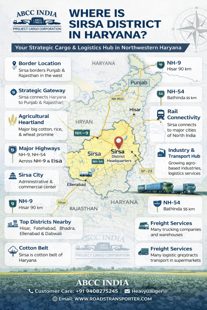 🚚 Sirsa’s Leading Transport & Logistics Company | Complete Industrial Freight Services📦 1