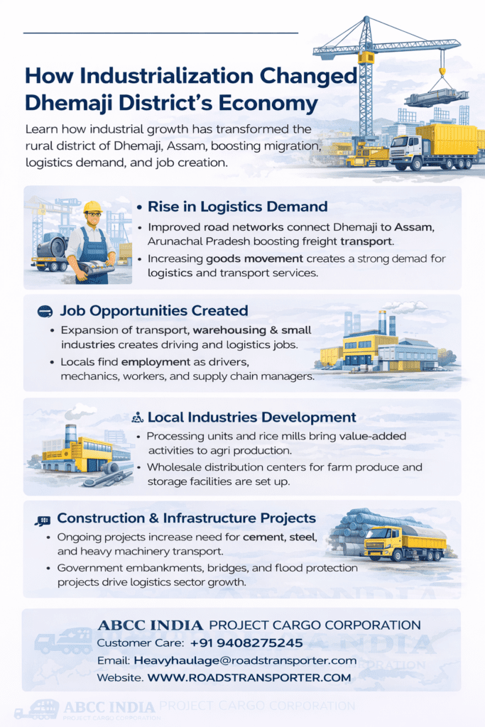 🚚 Dhemaji Transport & Logistics Services for Tea, Agriculture, Construction, FMCG, Retail & Industrial Goods | ABCC India Cargo 2