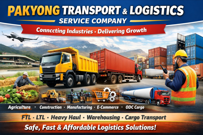 Pakyong Transport And Logistics Company Pakyong Transport And Logistics Company