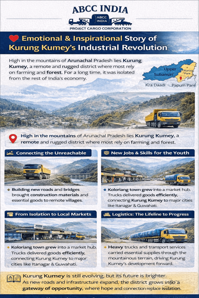 📦 Kurung Kumey Truck Transport & Logistics Services for FMCG, Construction and Industrial Cargo 3