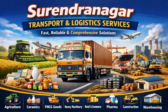 Surendranagar transport and logistics service company Surendranagar transport and logistics service company
