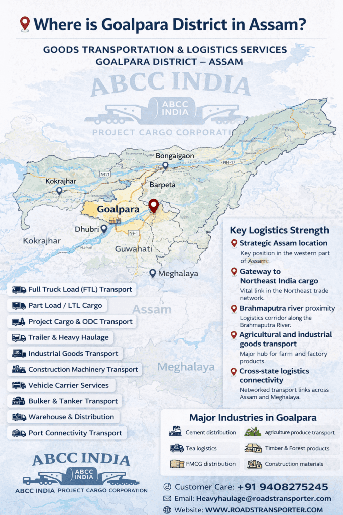 🌍 Top Transport And Logistics Company in Goalpara – All India Service 1