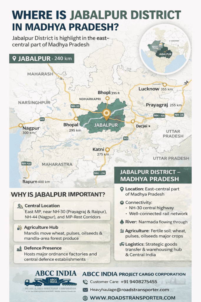 🚚 Best Transport & Logistics Service Company in Jabalpur | Industrial, Defence, Cement & FMCG Freight Experts 1