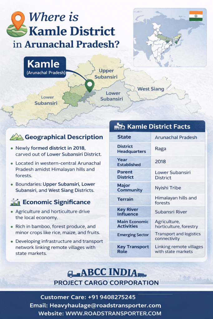 🚚 Truck Transport in Kamle Arunachal Pradesh – Container, Trailer & ODC Cargo Services 1