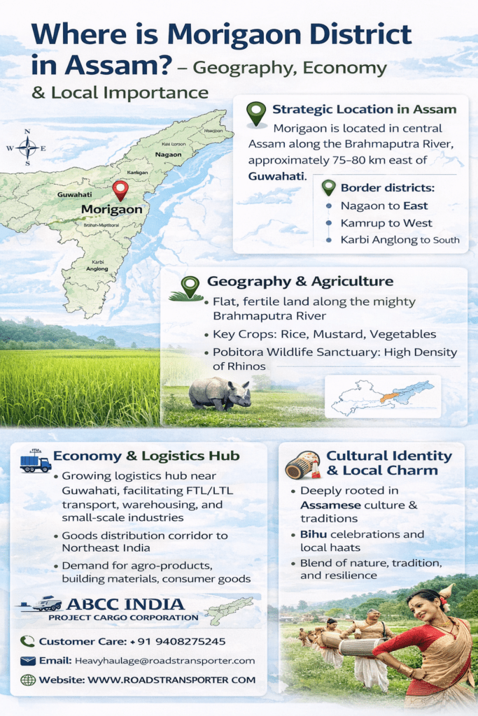 🏢 Morigaon Transport Company | Industrial And Retail Logistics 1