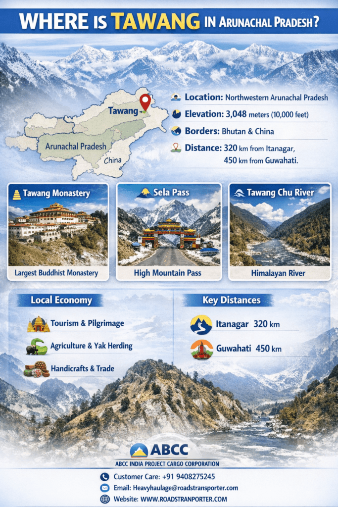 π§ Trusted Logistics Company in Tawang District | Industrial & Project Cargo Transport 1