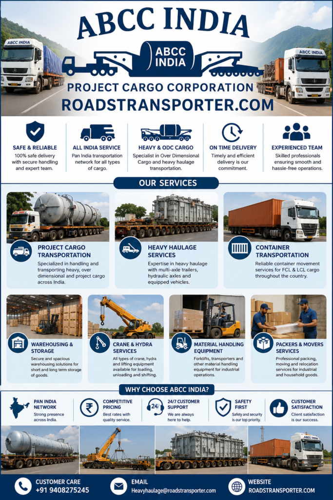 🚛 Purulia Goods Transport Company for FTL, LTL & ODC 2