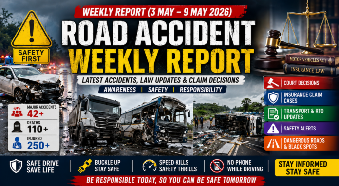 State-Wise Road Accident Report India (Week 20, 2026)