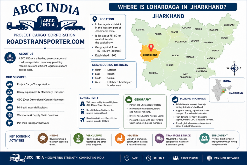 🌍 Lohardaga to All India Transport & Logistics Services 1