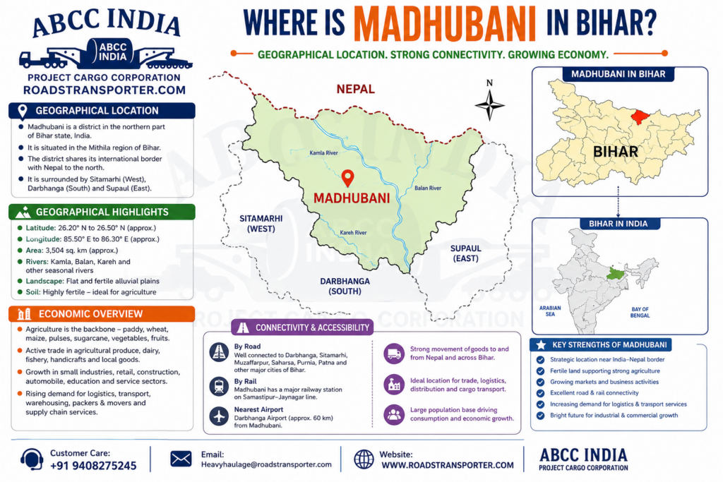 🚛 Why Madhubani Is Emerging as Bihar's Next Logistics Hub 🚚 1