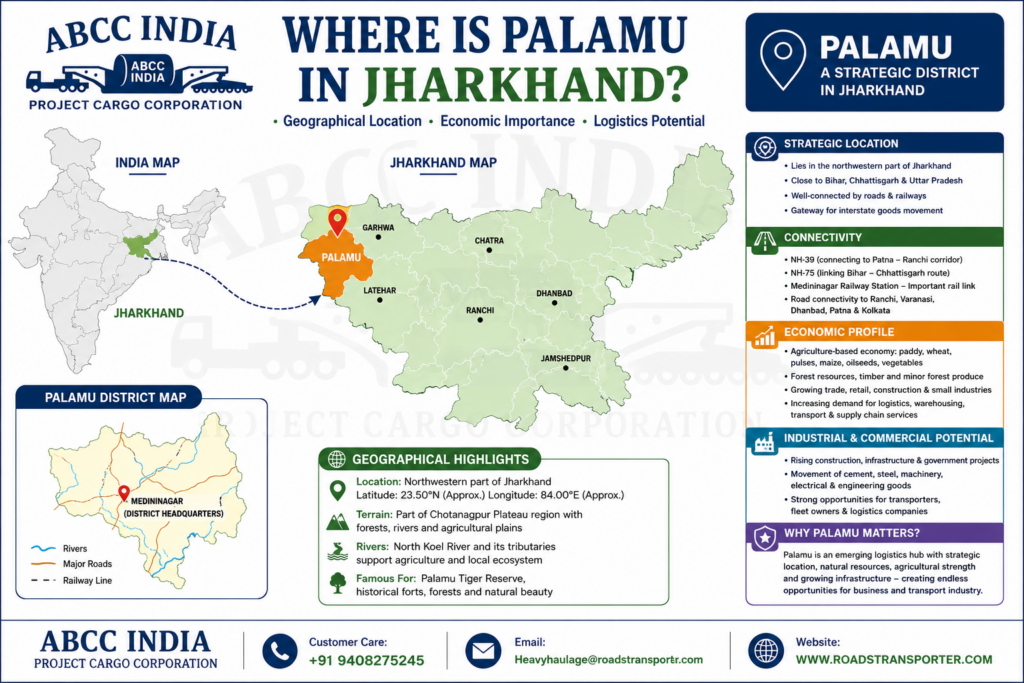 🌍 Palamu to All India Transport & Logistics Company 1