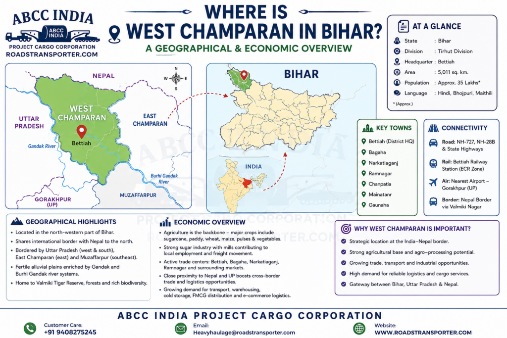 🏭 West Champaran Industrial Logistics & Transport Experts 1