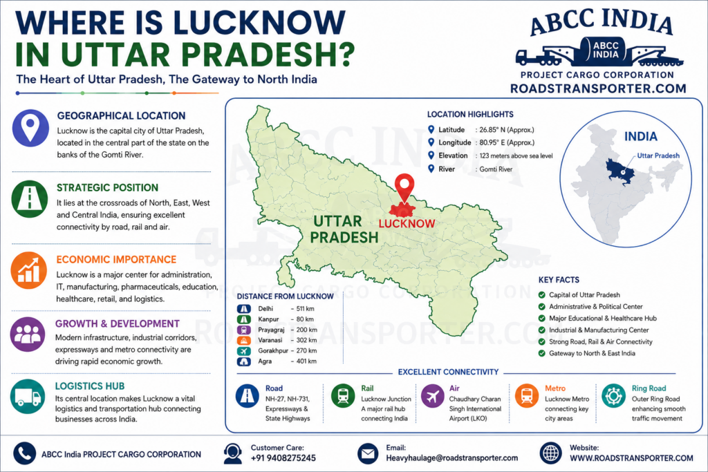 🚛 Lucknow Goods Transport Services | Trucks, Trailers & ODC 1