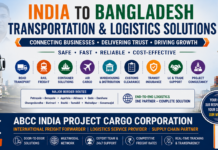 📦 India to Bangladesh Cargo Transport: Road, Rail, Air & Container Logistics Solutions India to Bangladesh Goods Transportation Services by ABCC India Project Cargo Corporation