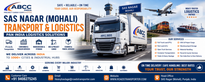 SAS Nagar (Mohali) Transport and Logistics Service Company SAS Nagar (Mohali) Transport and Logistics Service Company