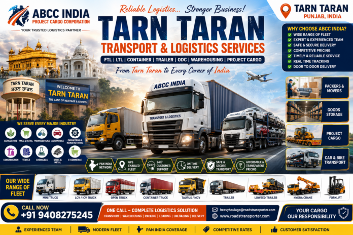 Tarn Taran Transport and Logistics Service Company Tarn Taran Transport and Logistics Service Company