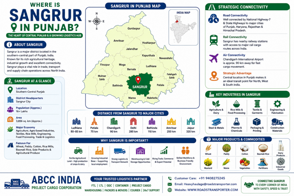 📦 Best Logistics Company in Sangrur | Pan India Transport 1