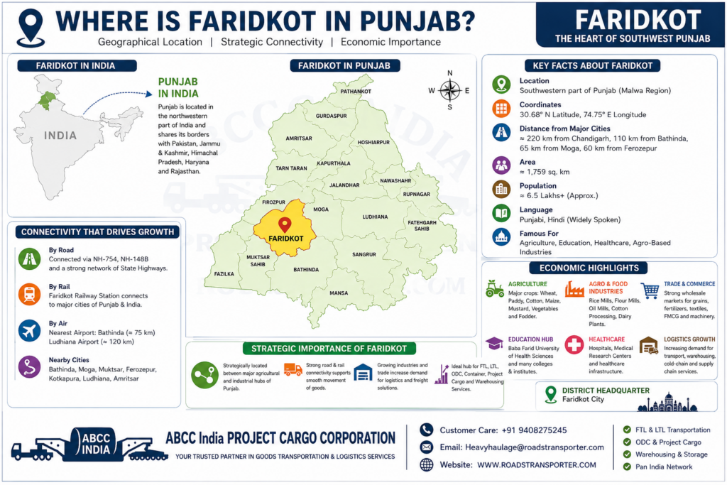 🚚 Faridkot Transport Company | FTL, LTL & ODC Services 1