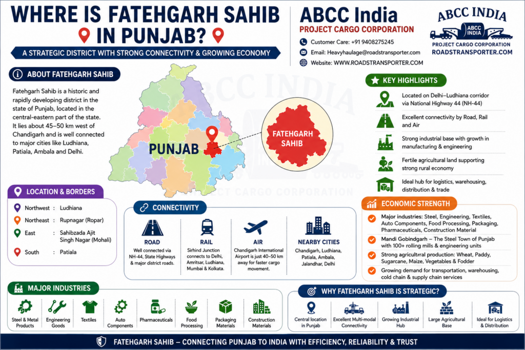 🚛 Best Transport Service in Fatehgarh Sahib | All India Freight 1