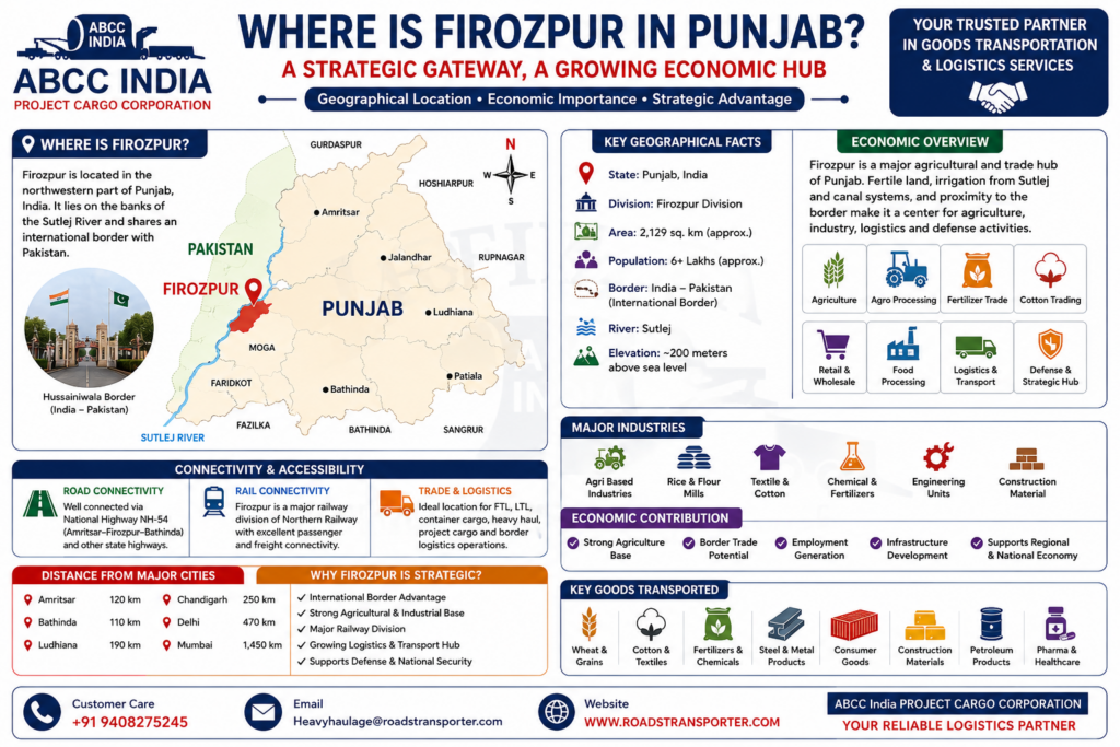 🚛 Firozpur to All India Goods Transport Services 1