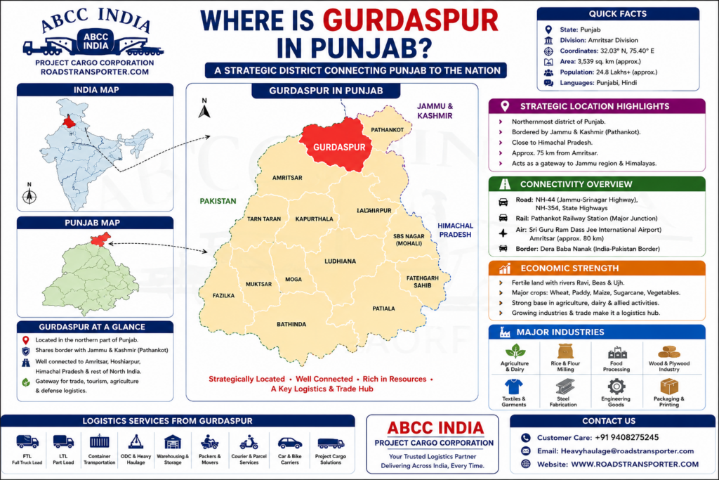 🚜 Gurdaspur Truck Booking, Logistics & Cargo Services 1