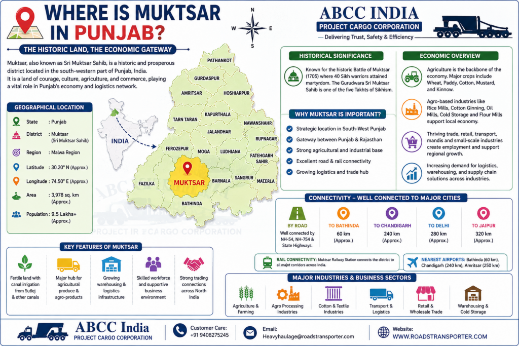 π Muktsar to All India Transport & Logistics Company 1