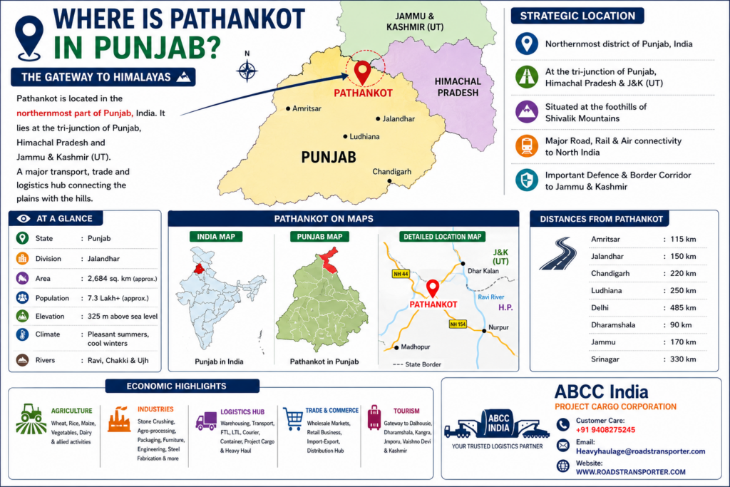 π Truck Transport Services in Pathankot | FTL LTL ODC Experts 1