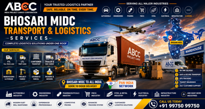 Bhosari Transport MIDC 🚛 Bhosari MIDC Goods Transport Services – PAN India