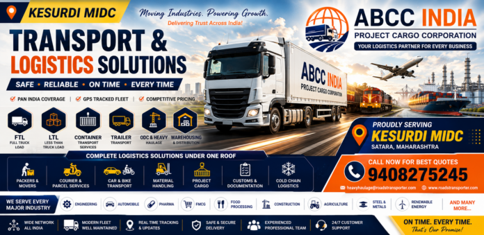 Kesurdi MIDC Transport and Logistics Service Company Kesurdi MIDC Transport and Logistics Service Company